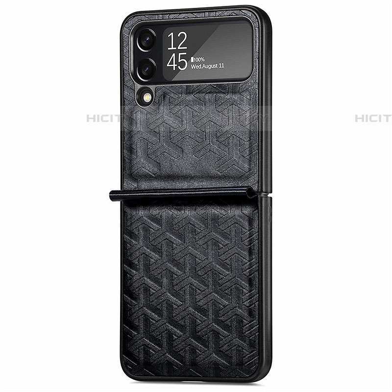 Coque Luxe Cuir et Plastique Housse Etui Mat B07 pour Samsung Galaxy Z Flip4 5G Plus