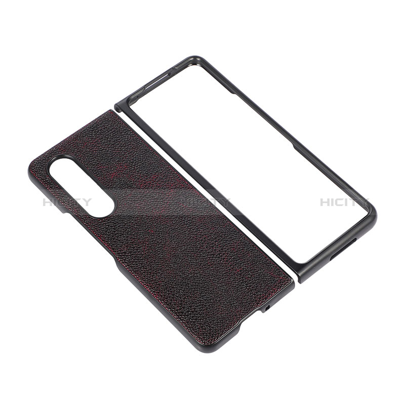 Coque Luxe Cuir et Plastique Housse Etui Mat B07 pour Samsung Galaxy Z Fold3 5G Plus