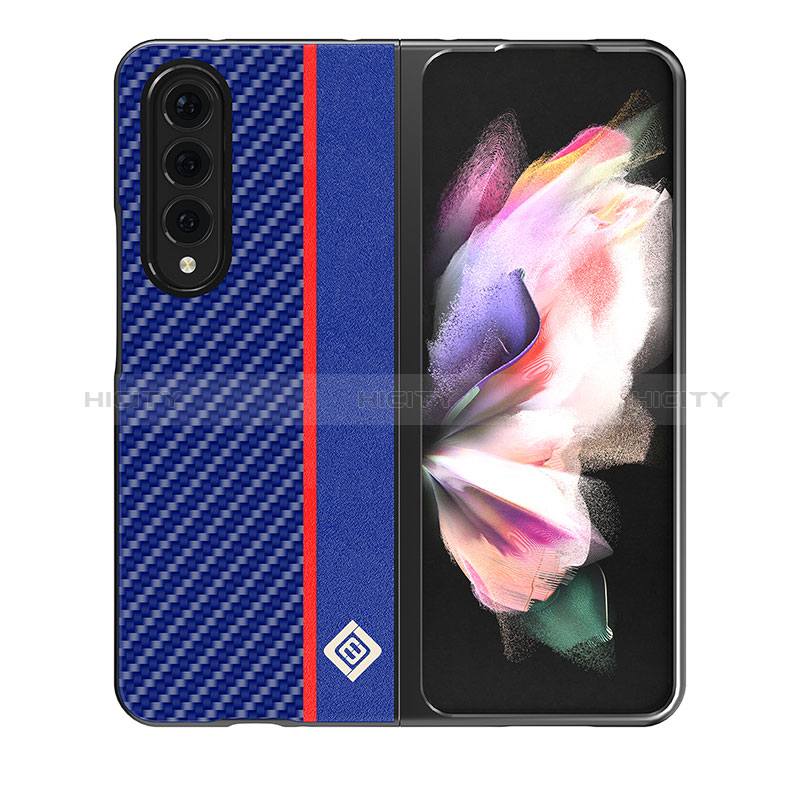 Coque Luxe Cuir et Plastique Housse Etui Mat B08 pour Samsung Galaxy Z Fold3 5G Plus