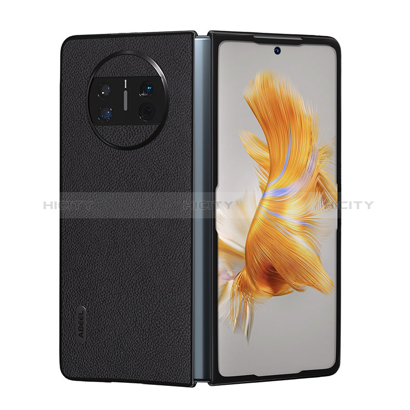 Coque Luxe Cuir et Plastique Housse Etui Mat B08H pour Huawei Mate X3 Plus