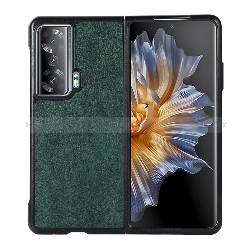 Coque Luxe Cuir et Plastique Housse Etui Mat BH1 pour Huawei Honor Magic Vs 5G Vert Plus