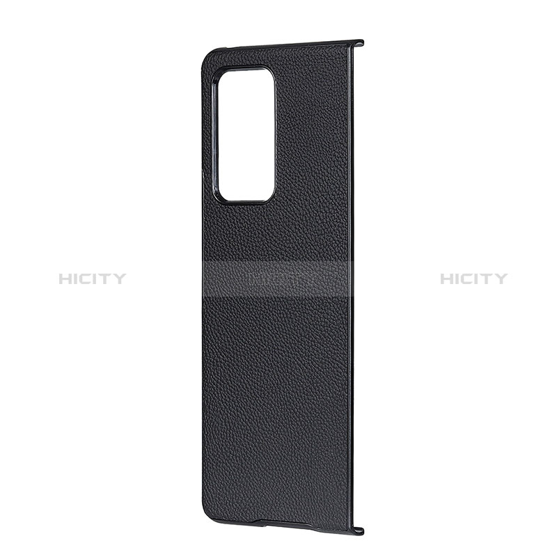 Coque Luxe Cuir et Plastique Housse Etui Mat BH1 pour Samsung Galaxy Z Fold2 5G Plus