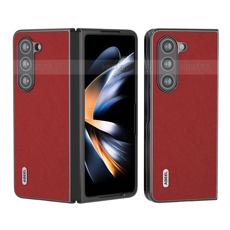 Coque Luxe Cuir et Plastique Housse Etui Mat BH2 pour Samsung Galaxy Z Fold5 5G Plus