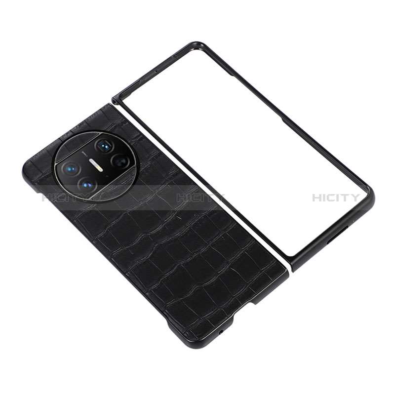 Coque Luxe Cuir et Plastique Housse Etui Mat BH6 pour Huawei Mate X3 Plus