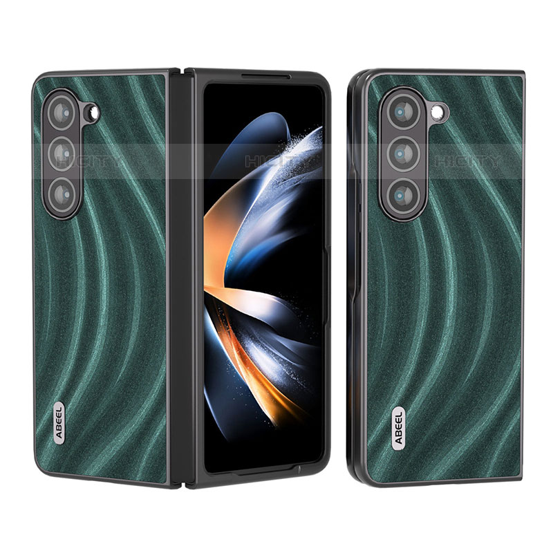 Coque Luxe Cuir et Plastique Housse Etui Mat BH6 pour Samsung Galaxy Z Fold5 5G Plus