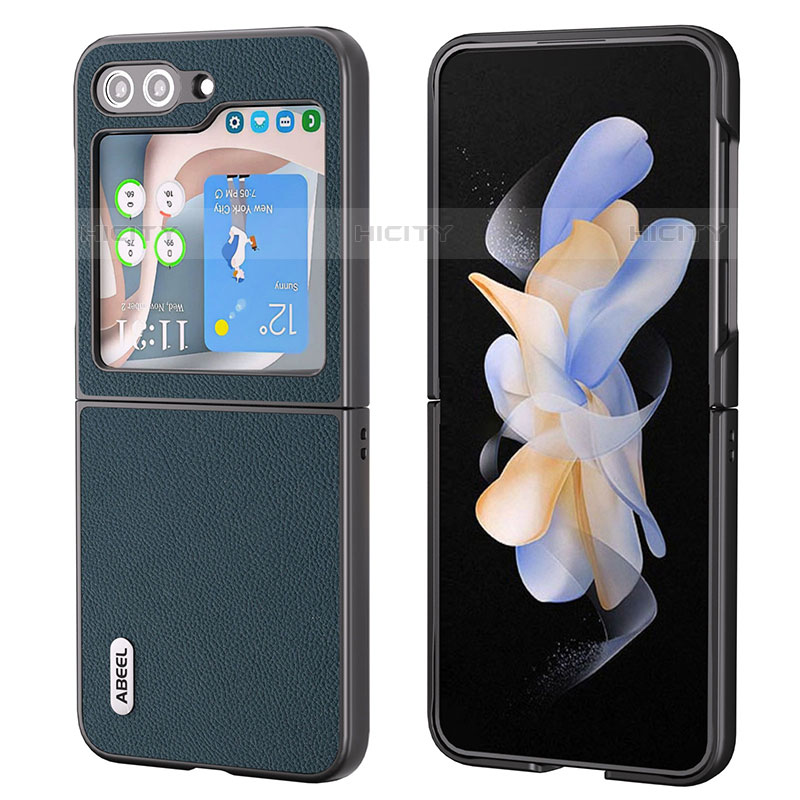 Coque Luxe Cuir et Plastique Housse Etui Mat BH7 pour Samsung Galaxy Z Flip5 5G Plus