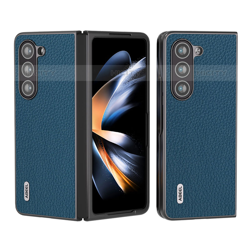 Coque Luxe Cuir et Plastique Housse Etui Mat BH7 pour Samsung Galaxy Z Fold5 5G Plus