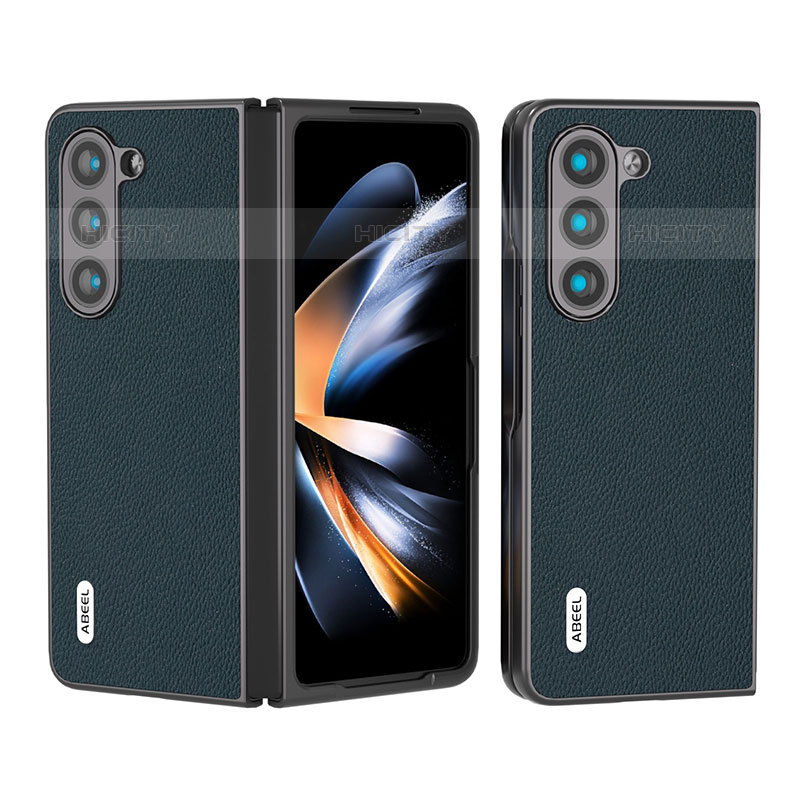 Coque Luxe Cuir et Plastique Housse Etui Mat BH9 pour Samsung Galaxy Z Fold5 5G Plus