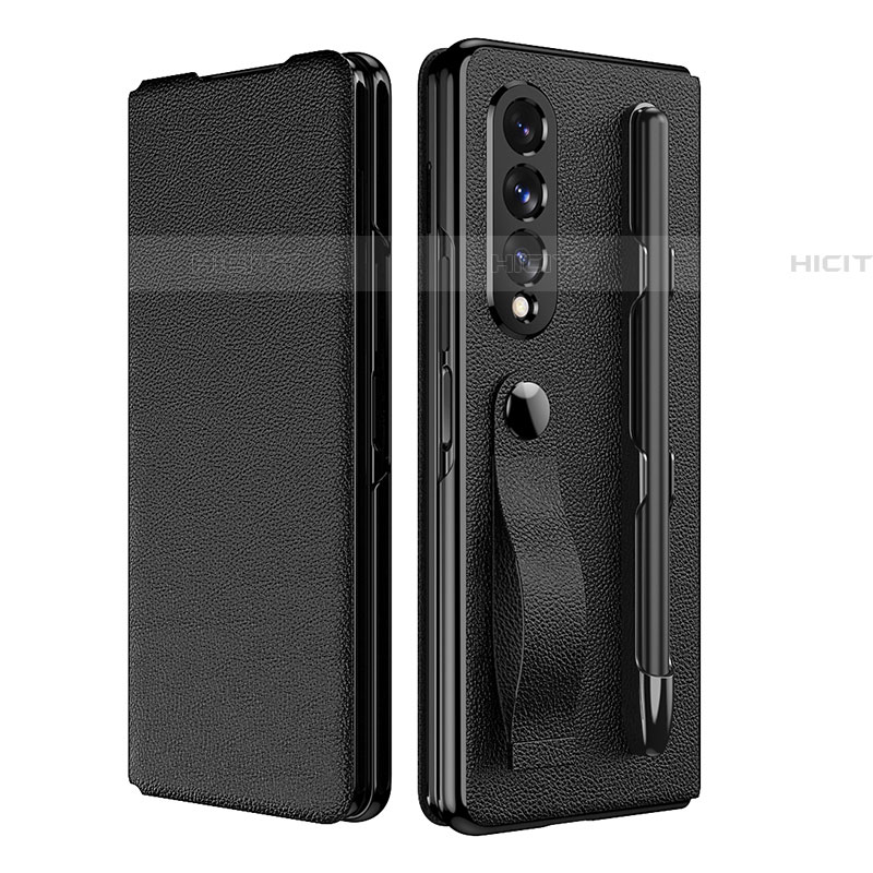 Coque Luxe Cuir et Plastique Housse Etui Mat C06 pour Samsung Galaxy Z Fold4 5G Plus