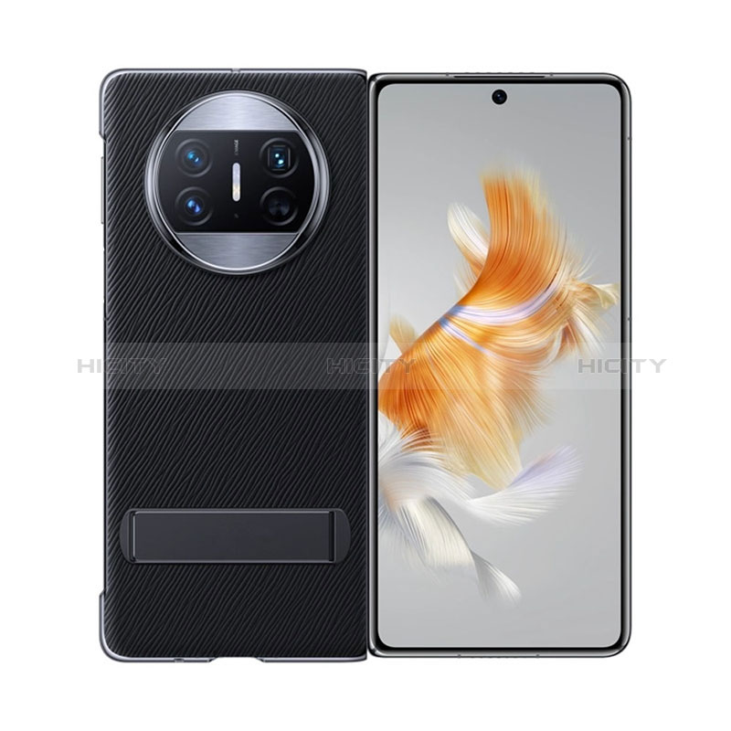 Coque Luxe Cuir et Plastique Housse Etui Mat GS1 pour Huawei Mate X5 Plus