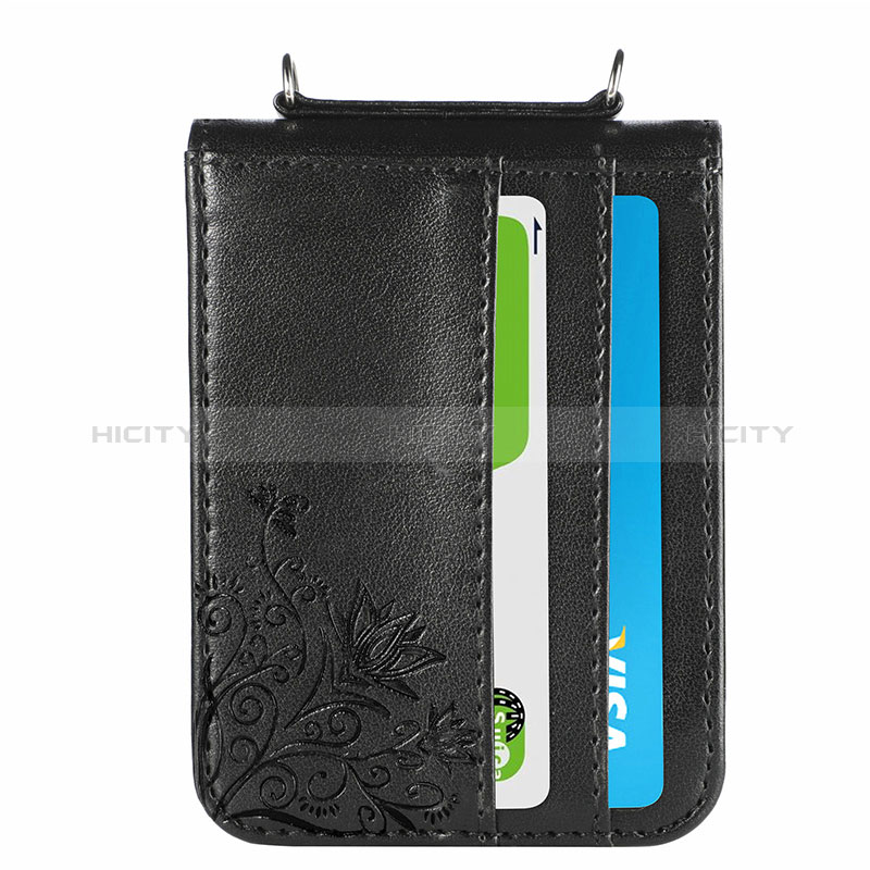 Coque Luxe Cuir et Plastique Housse Etui Mat H04 pour Samsung Galaxy Z Flip3 5G Plus