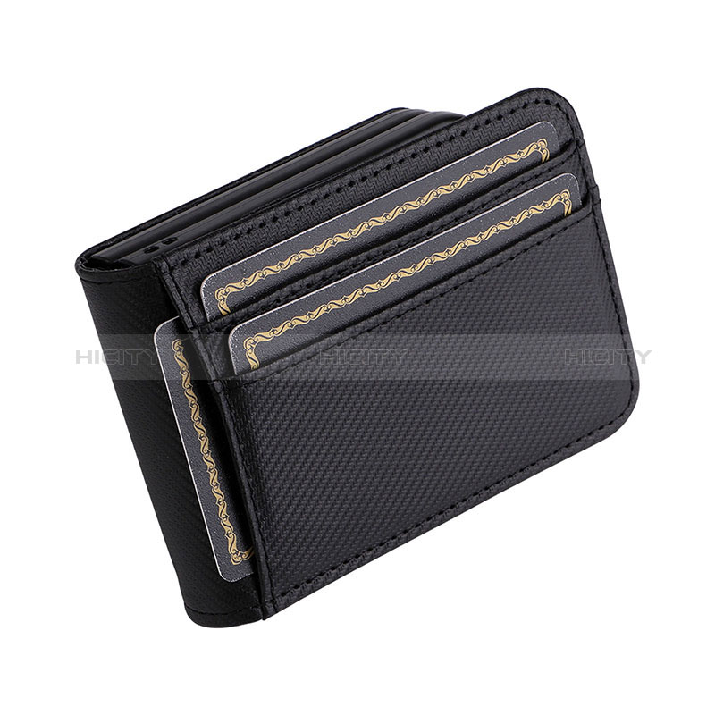 Coque Luxe Cuir et Plastique Housse Etui Mat R03 pour Samsung Galaxy Z Flip3 5G Plus