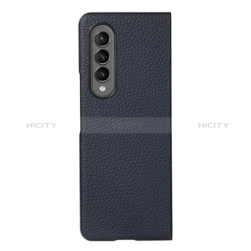 Coque Luxe Cuir et Plastique Housse Etui Mat R03 pour Samsung Galaxy Z Fold3 5G Plus