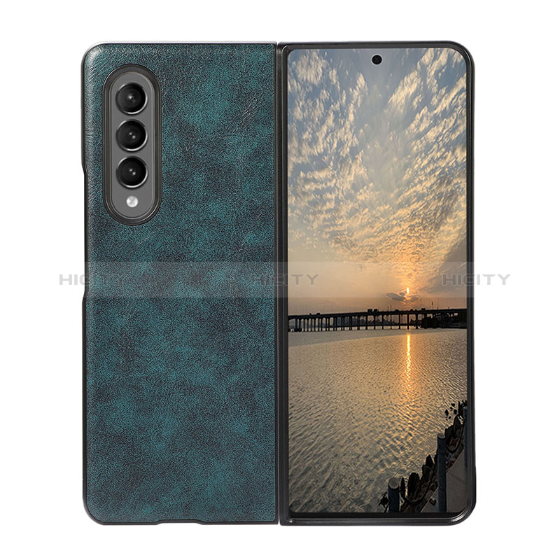 Coque Luxe Cuir et Plastique Housse Etui Mat R07 pour Samsung Galaxy Z Fold3 5G Plus