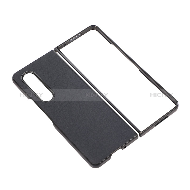 Coque Luxe Cuir et Plastique Housse Etui Mat R08 pour Samsung Galaxy Z Fold3 5G Plus