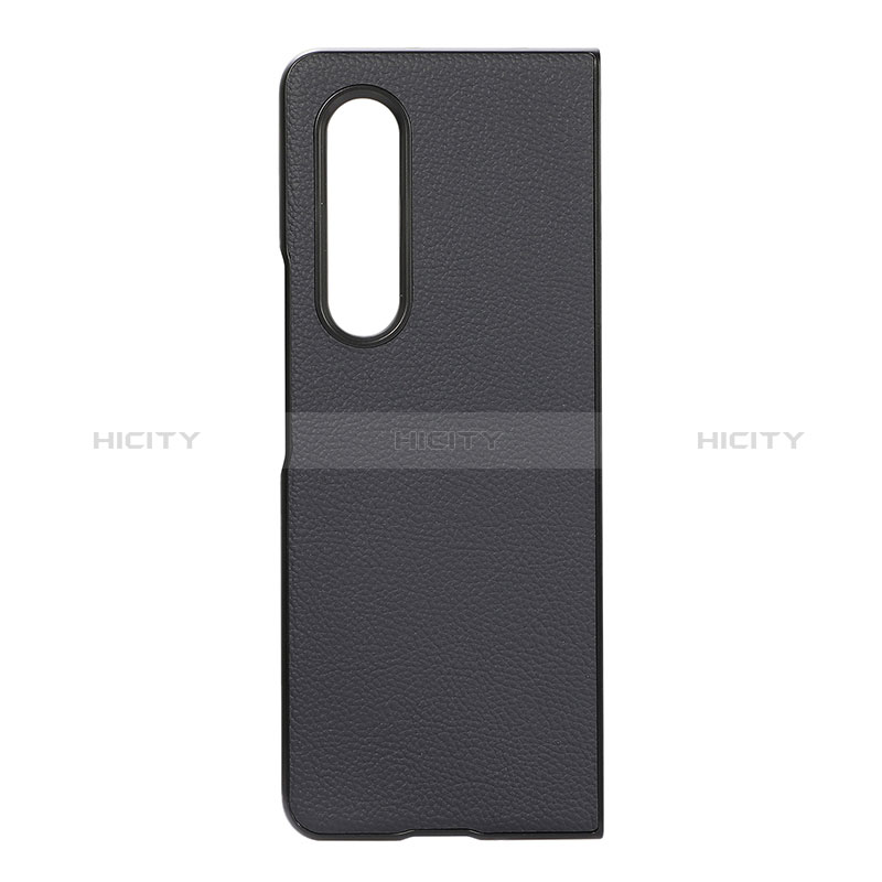 Coque Luxe Cuir et Plastique Housse Etui Mat R08 pour Samsung Galaxy Z Fold3 5G Plus