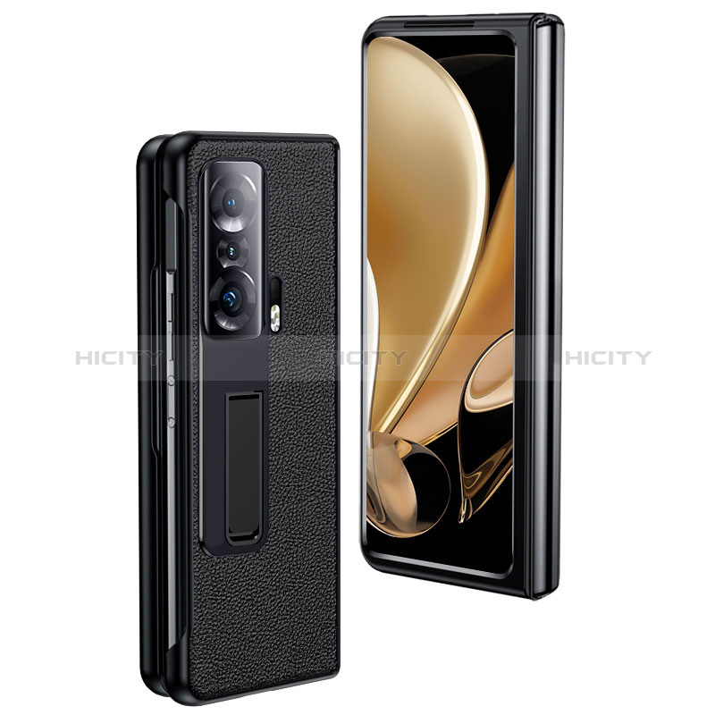 Coque Luxe Cuir et Plastique Housse Etui Mat S01 pour Huawei Honor Magic V 5G Plus