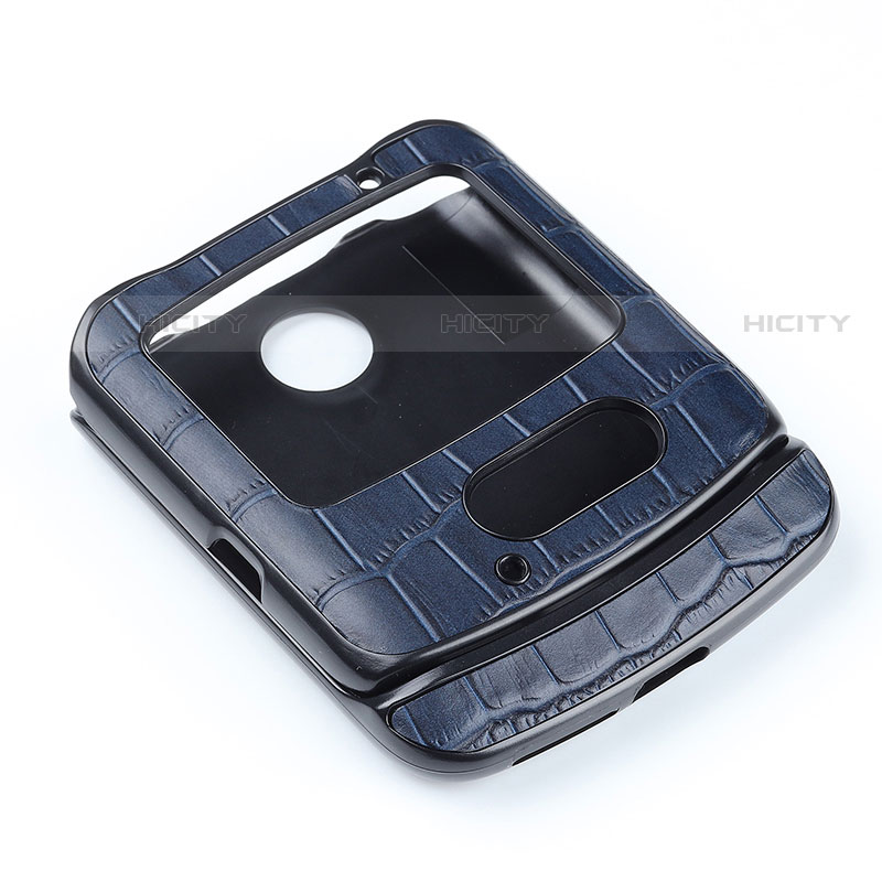 Coque Luxe Cuir et Plastique Housse Etui Mat S04 pour Motorola Moto RAZR (2022) 5G Plus