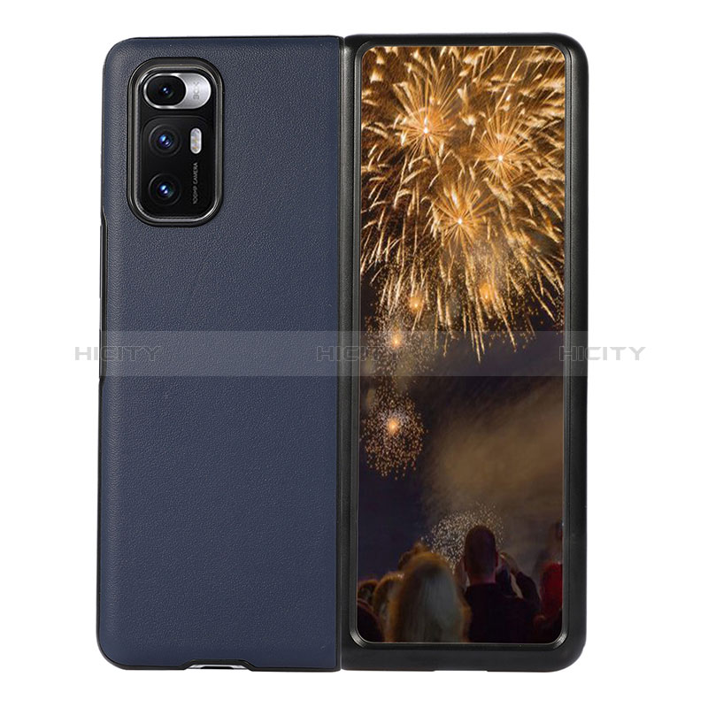 Coque Luxe Cuir et Plastique Housse Etui Mat S04 pour Xiaomi Mix Fold 5G Plus