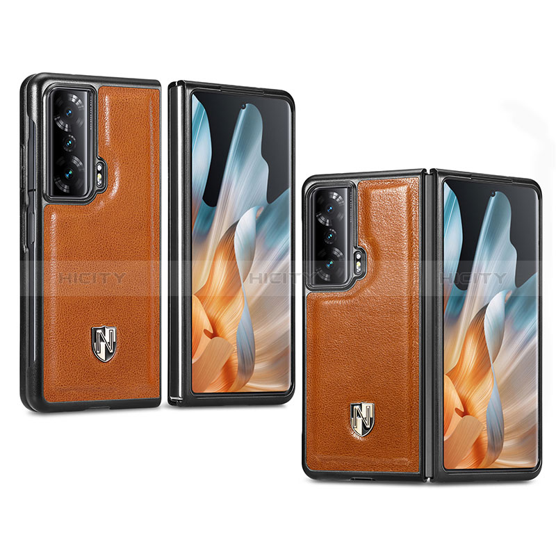 Coque Luxe Cuir et Plastique Housse Etui Mat S05D pour Huawei Honor Magic Vs Ultimate 5G Plus