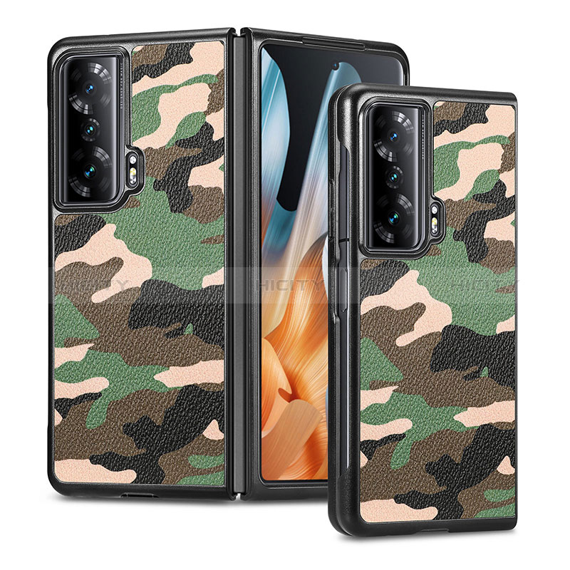 Coque Luxe Cuir et Plastique Housse Etui Mat S06D pour Huawei Honor Magic Vs Ultimate 5G Plus