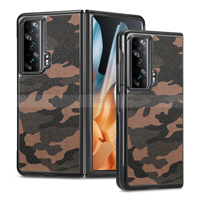 Coque Luxe Cuir et Plastique Housse Etui Mat S06D pour Huawei Honor Magic Vs Ultimate 5G Plus