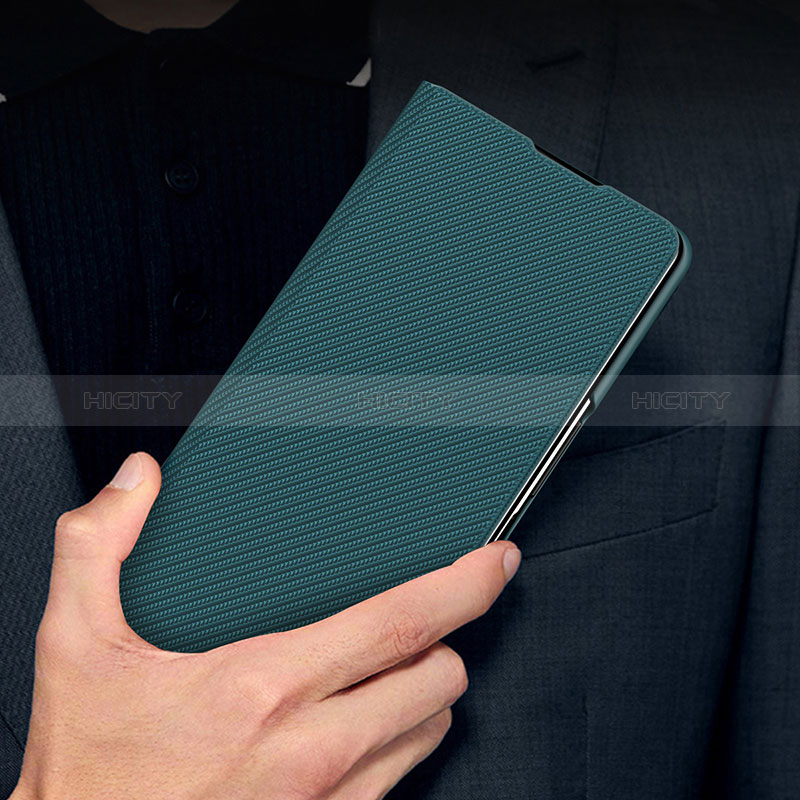 Coque Luxe Cuir et Plastique Housse Etui Mat S07 pour Samsung Galaxy Z Fold2 5G Plus