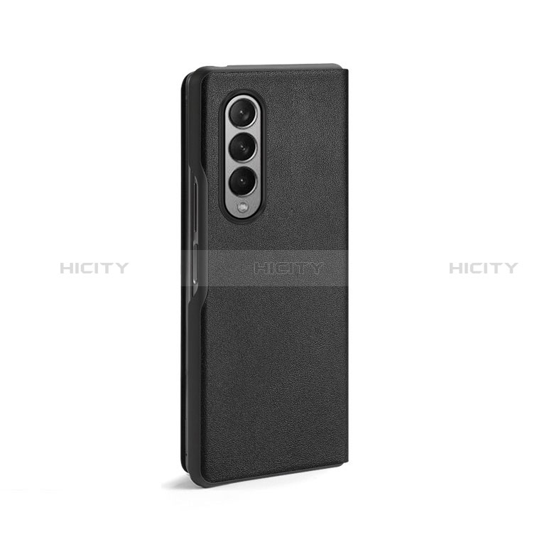 Coque Luxe Cuir et Plastique Housse Etui Mat S08 pour Samsung Galaxy Z Fold3 5G Plus