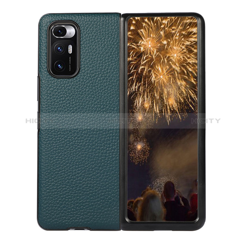 Coque Luxe Cuir et Plastique Housse Etui Mat S08 pour Xiaomi Mix Fold 5G Plus