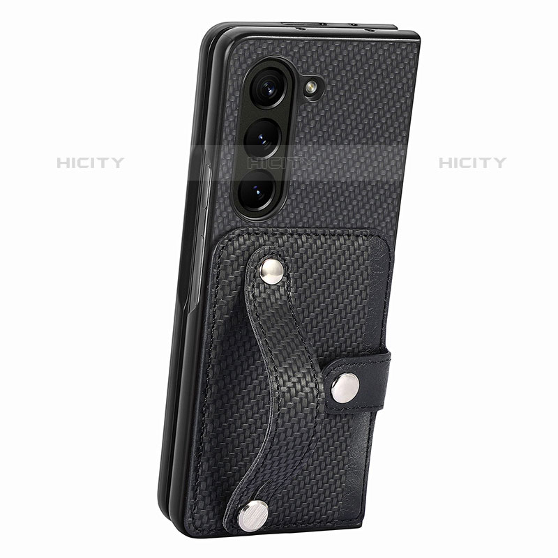 Coque Luxe Cuir et Plastique Housse Etui Mat S13D pour Samsung Galaxy Z Fold5 5G Plus