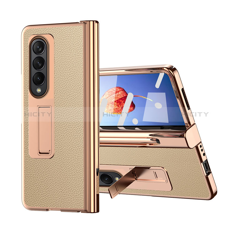 Coque Luxe Cuir et Plastique Housse Etui Mat ZL6 pour Samsung Galaxy Z Fold3 5G Plus