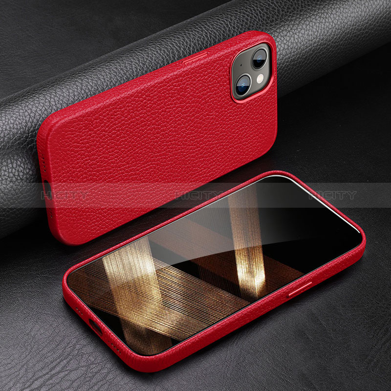 Coque Luxe Cuir Housse Etui A03 pour Apple iPhone 15 Plus