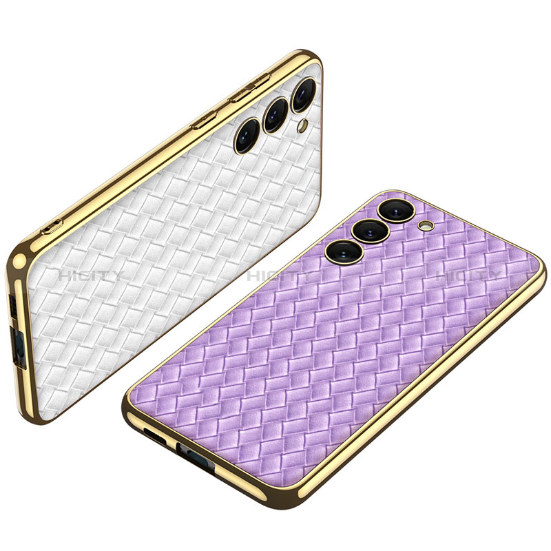 Coque Luxe Cuir Housse Etui AC3 pour Samsung Galaxy S21 Plus 5G Plus