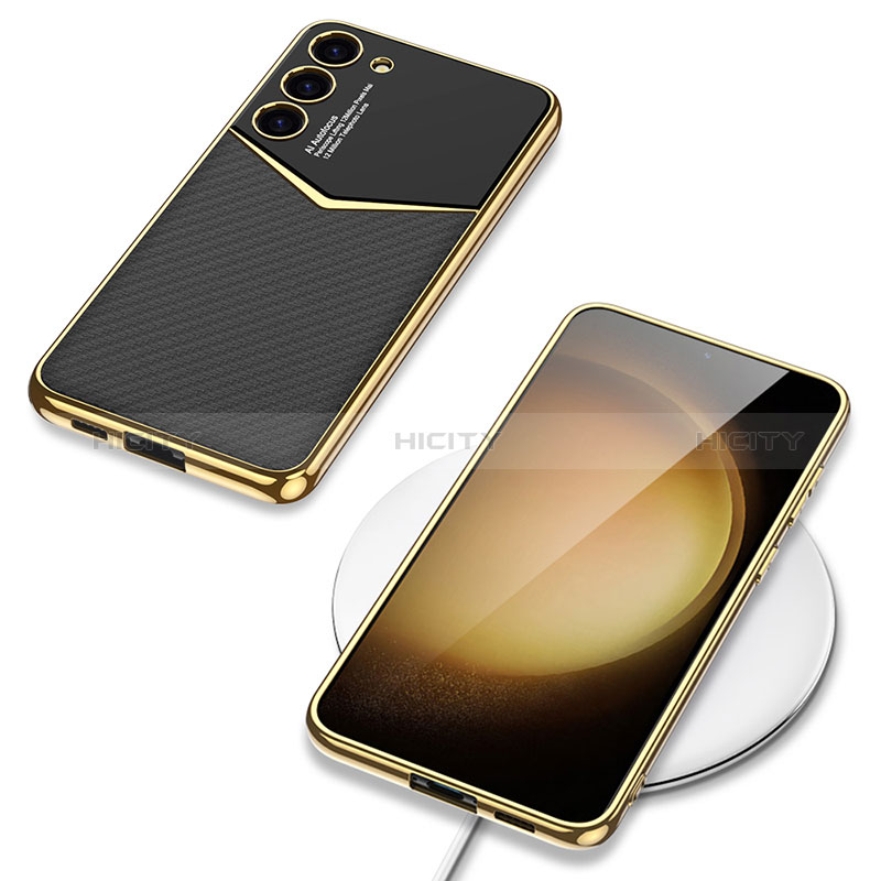 Coque Luxe Cuir Housse Etui AC4 pour Samsung Galaxy S22 Plus 5G Plus