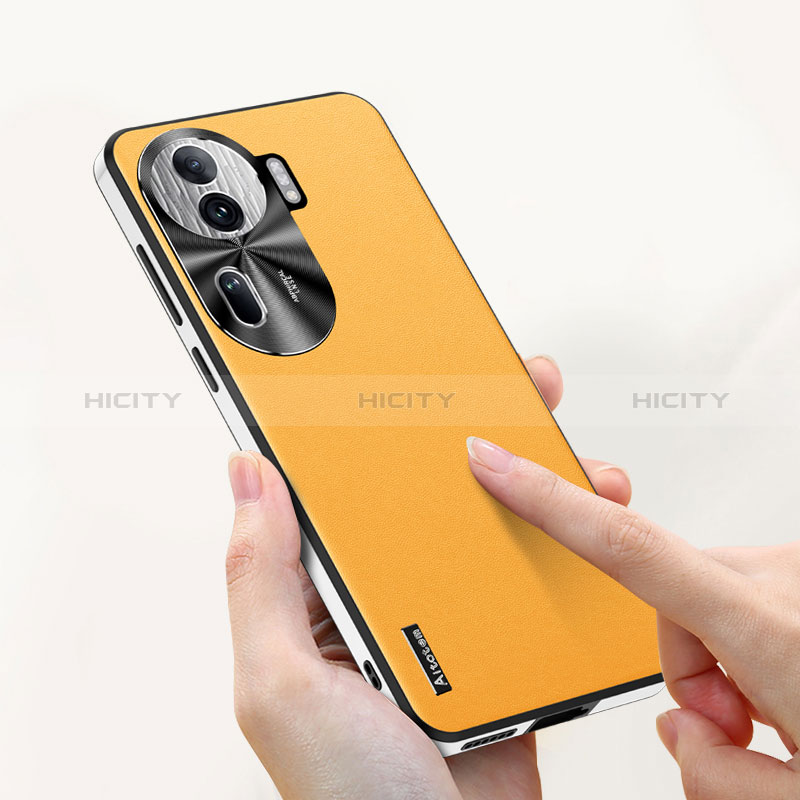 Coque Luxe Cuir Housse Etui AT1 pour Oppo Reno11 Pro 5G Plus
