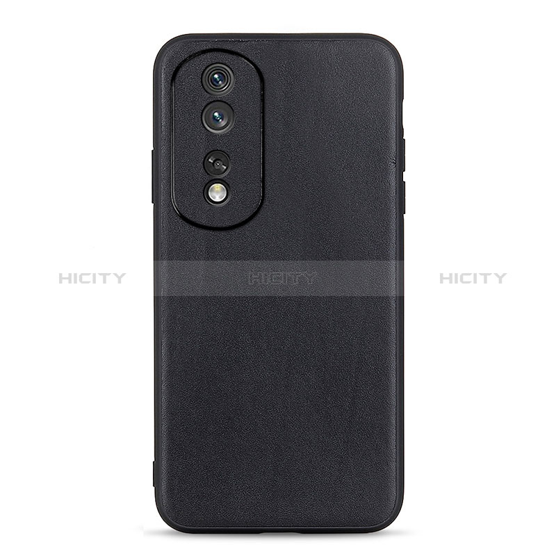 Coque Luxe Cuir Housse Etui B01H pour Huawei Honor 80 5G Noir Plus