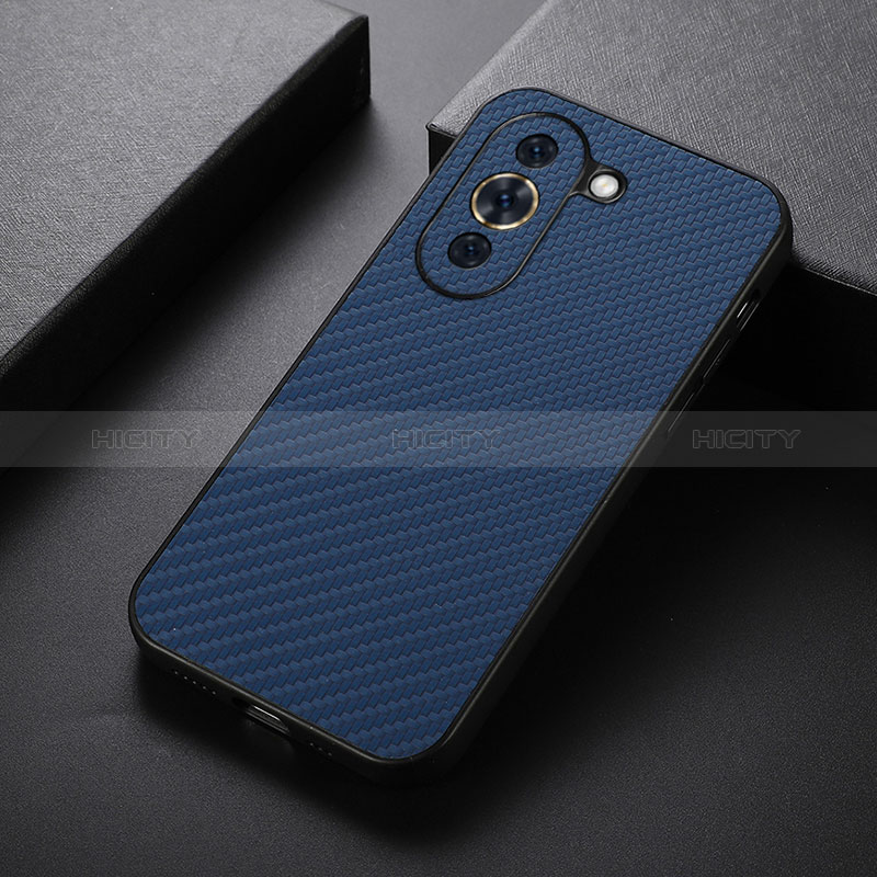 Coque Luxe Cuir Housse Etui B01H pour Huawei Nova 10 Pro Bleu Plus