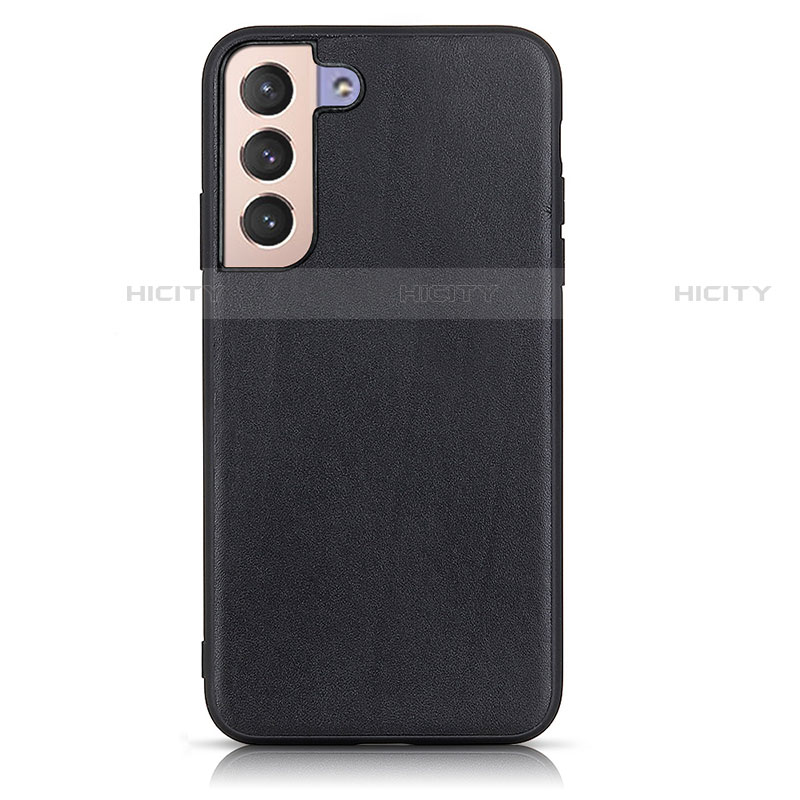 Coque Luxe Cuir Housse Etui B01H pour Samsung Galaxy S21 Plus 5G Noir Plus