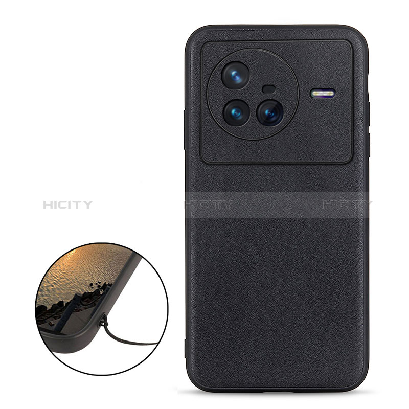 Coque Luxe Cuir Housse Etui B01H pour Vivo X80 5G Plus