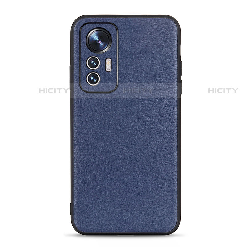 Coque Luxe Cuir Housse Etui B01H pour Xiaomi Mi 12 Lite 5G Bleu Plus