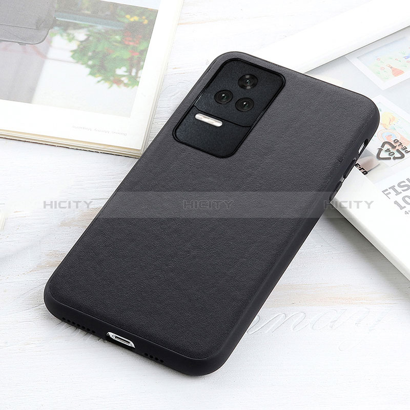 Coque Luxe Cuir Housse Etui B01H pour Xiaomi Poco F4 5G Noir Plus