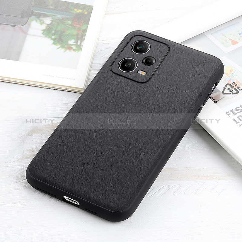 Coque Luxe Cuir Housse Etui B01H pour Xiaomi Redmi Note 12 Pro 5G Noir Plus