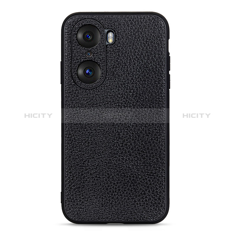 Coque Luxe Cuir Housse Etui B02H pour Huawei Honor 60 Pro 5G Noir Plus