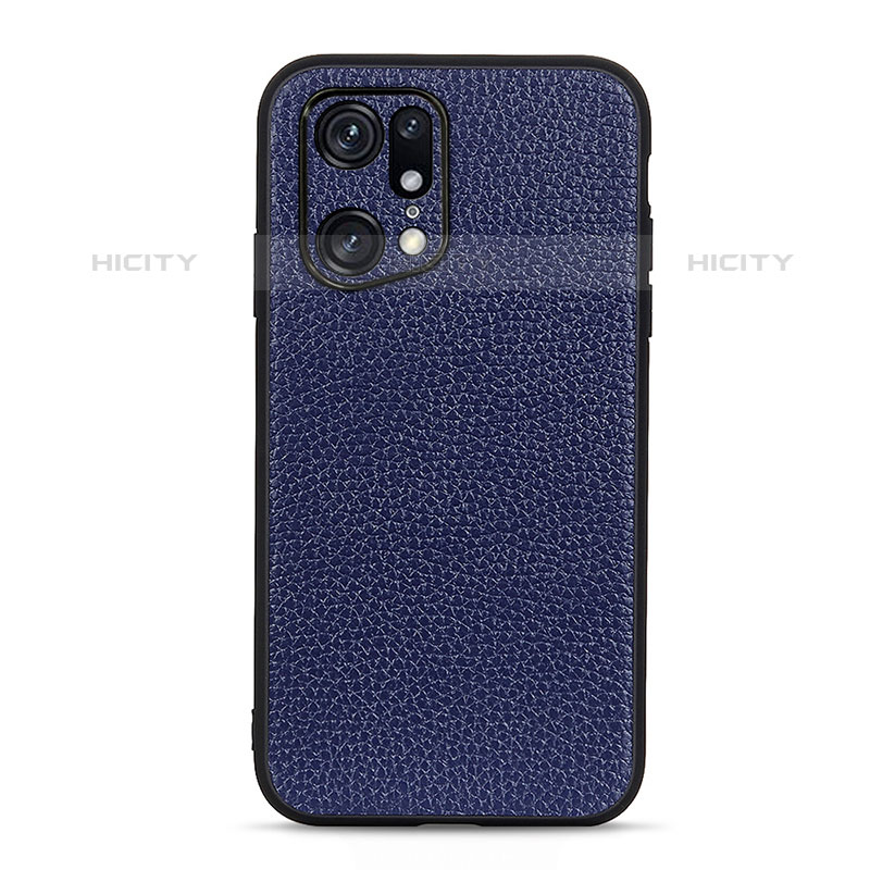 Coque Luxe Cuir Housse Etui B02H pour Oppo Find X5 Pro 5G Plus