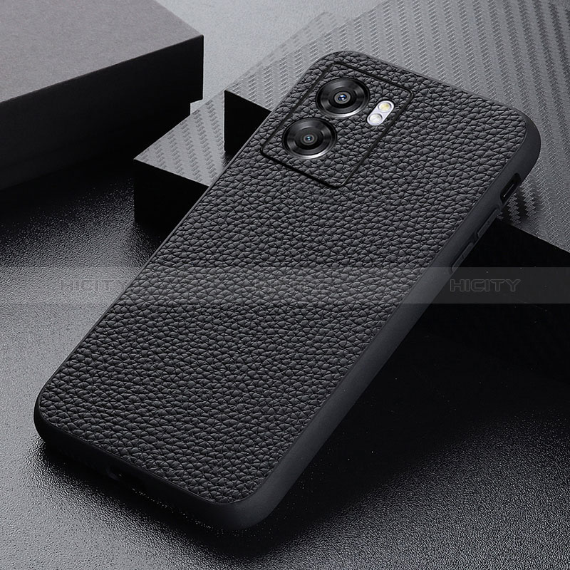 Coque Luxe Cuir Housse Etui B02H pour Realme V23 5G Noir Plus