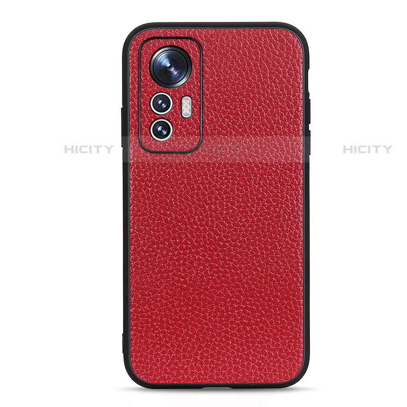 Coque Luxe Cuir Housse Etui B02H pour Xiaomi Mi 12S 5G Rouge Plus