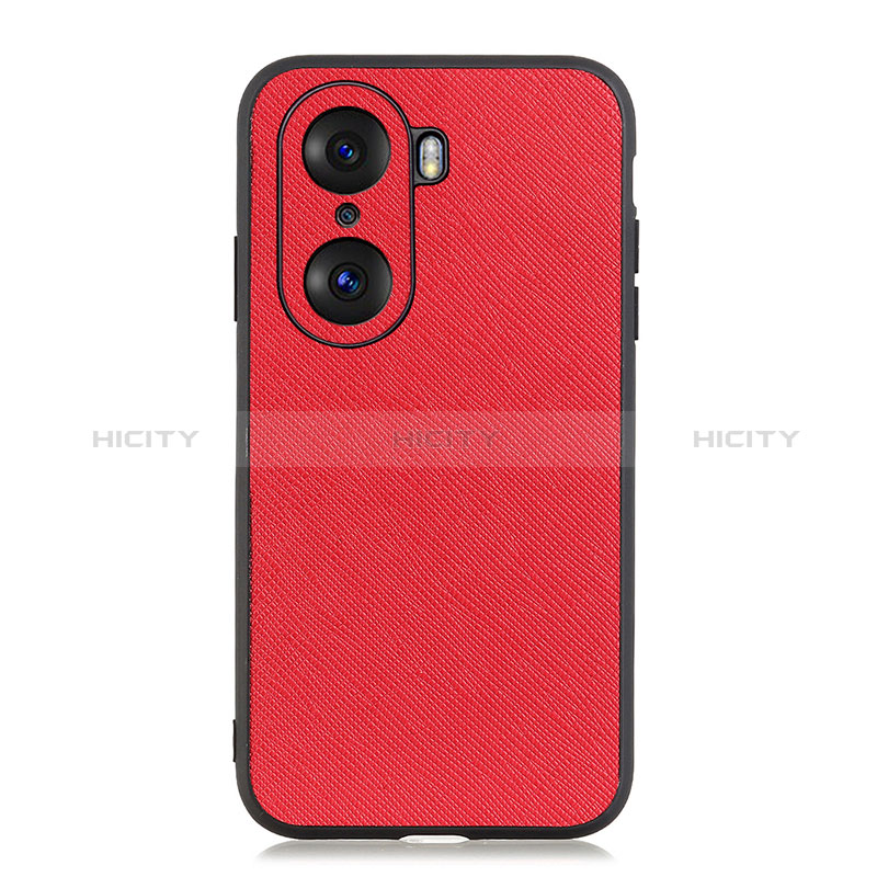 Coque Luxe Cuir Housse Etui B03H pour Huawei Honor 60 Pro 5G Rouge Plus