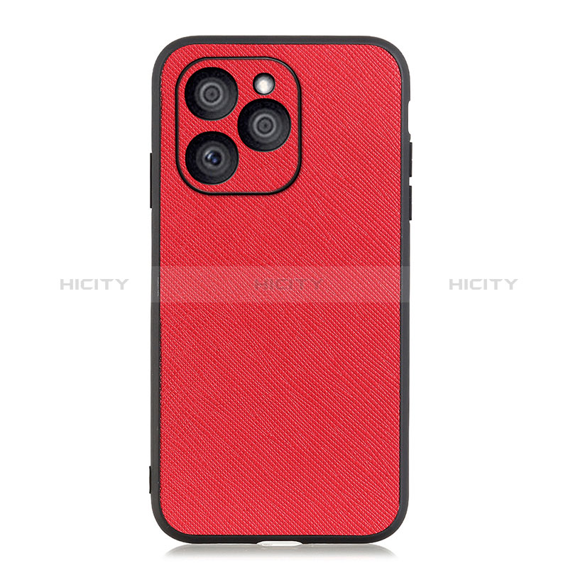 Coque Luxe Cuir Housse Etui B03H pour Huawei Honor 60 SE 5G Rouge Plus