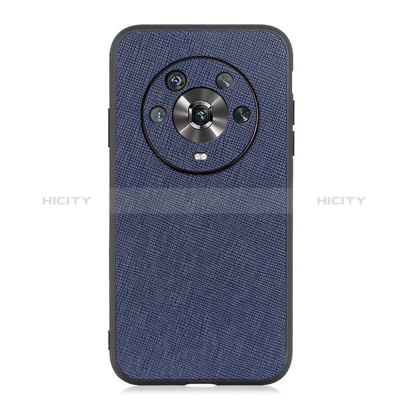 Coque Luxe Cuir Housse Etui B03H pour Huawei Honor Magic4 5G Bleu Plus