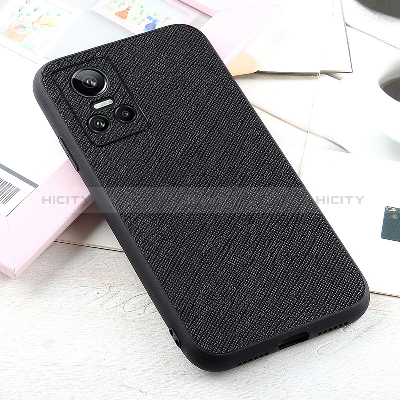 Coque Luxe Cuir Housse Etui B03H pour Realme GT Neo3 5G Noir Plus